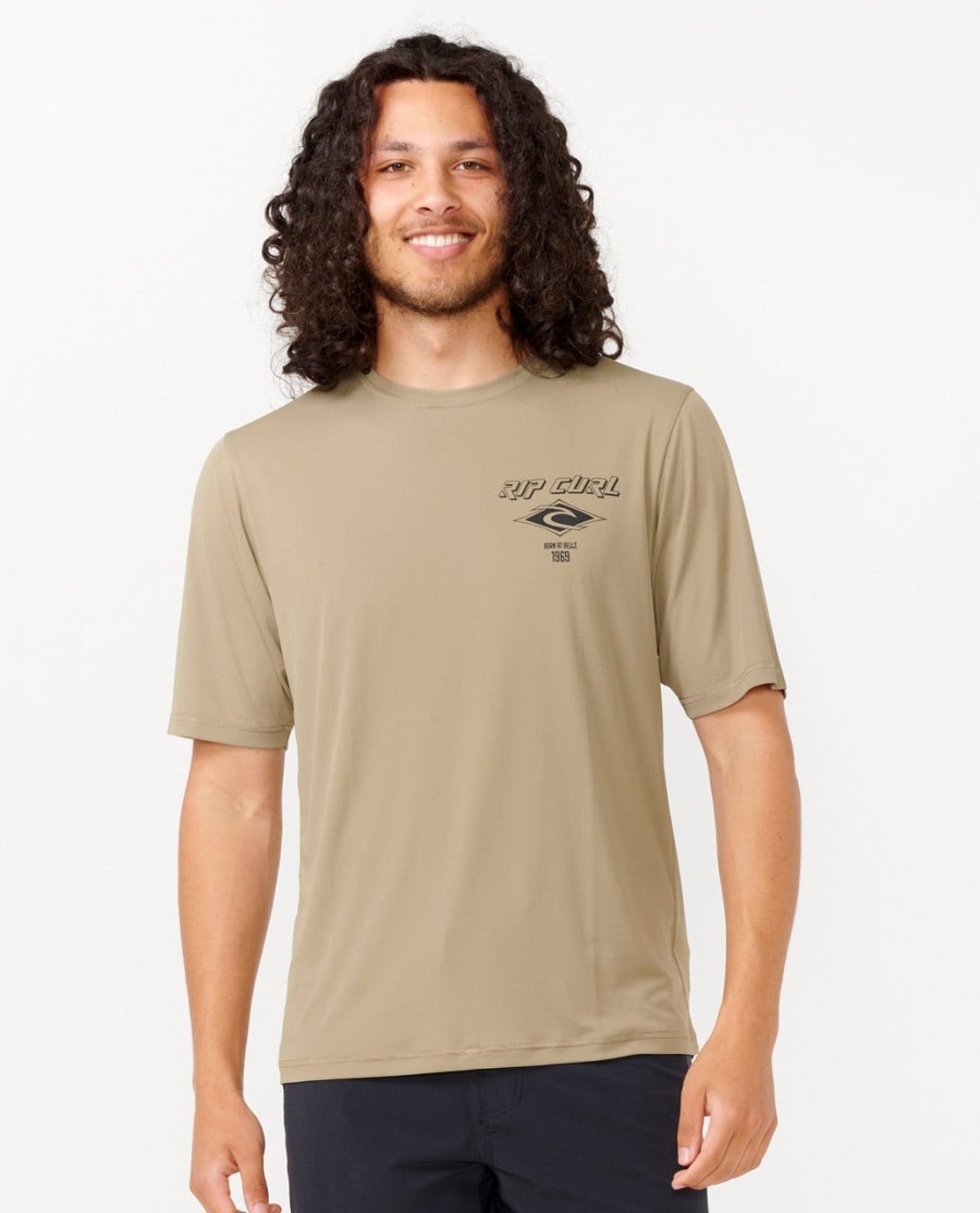 Ícones surflite uv manga curta rash guard
