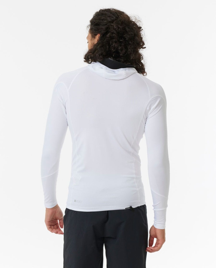 pilha uv performance manga longa capuz wetsuit vest