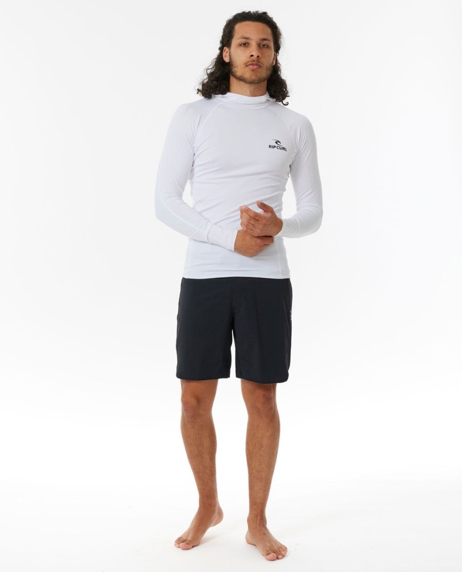 pilha uv performance manga longa capuz wetsuit vest