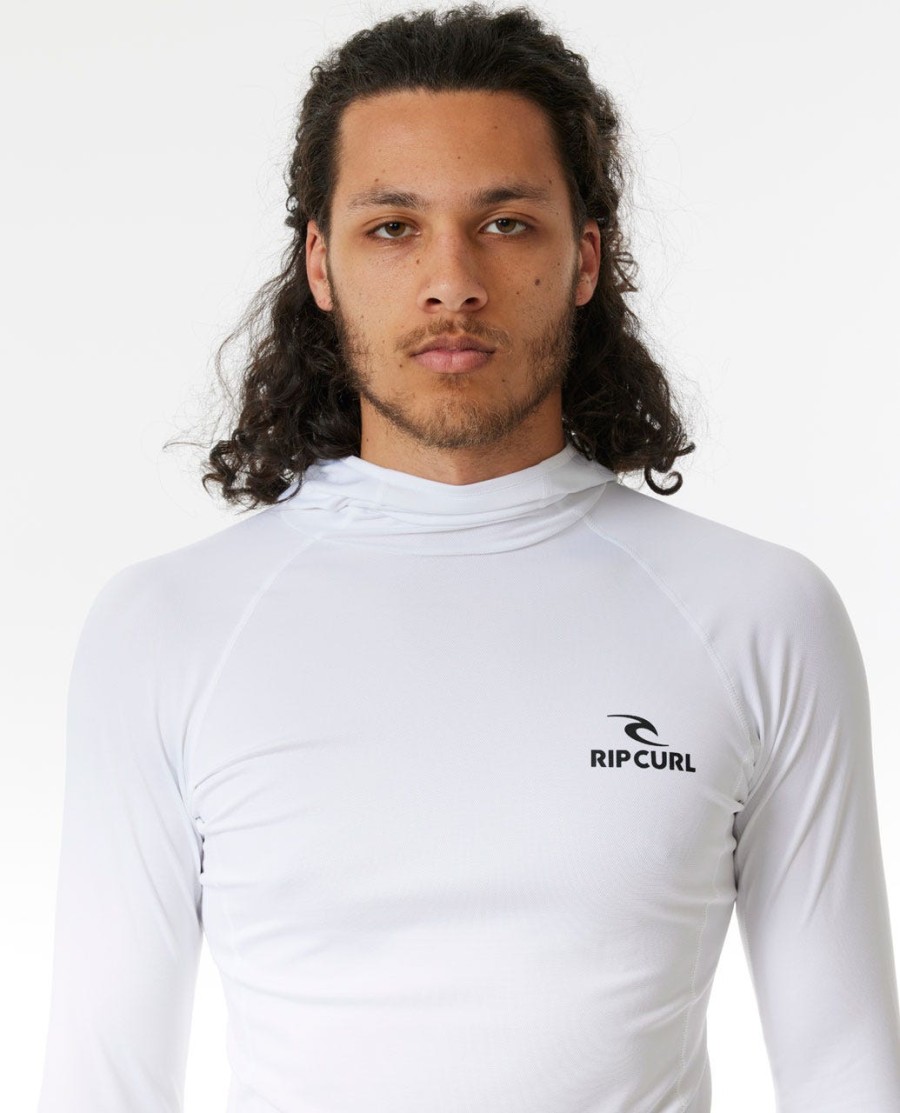 pilha uv performance manga longa capuz wetsuit vest