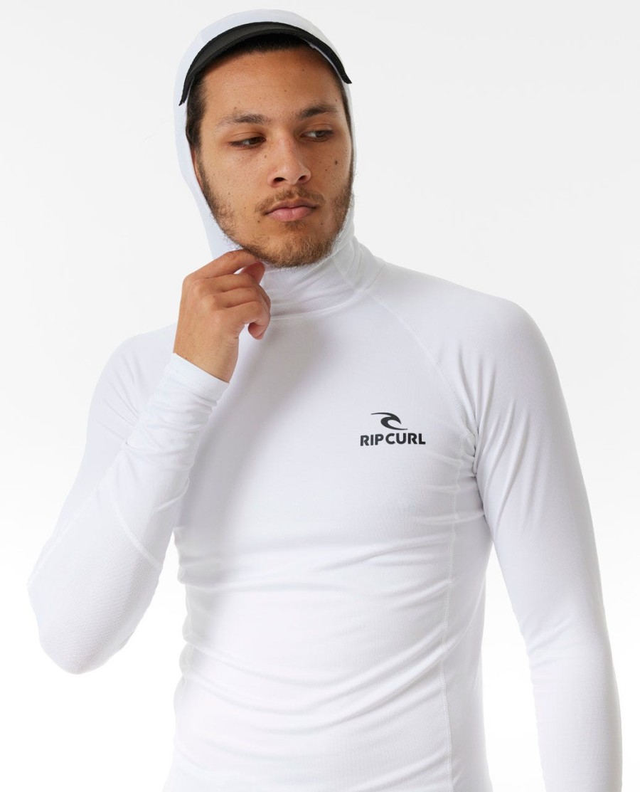 pilha uv performance manga longa capuz wetsuit vest
