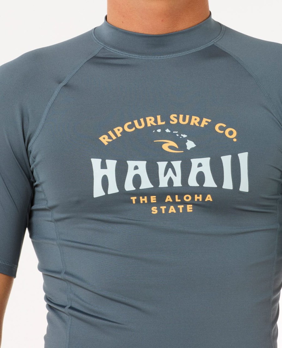 havaí upf performance manga curta rash guard