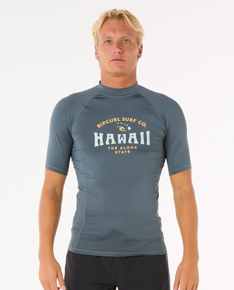 havaí upf performance manga curta rash guard