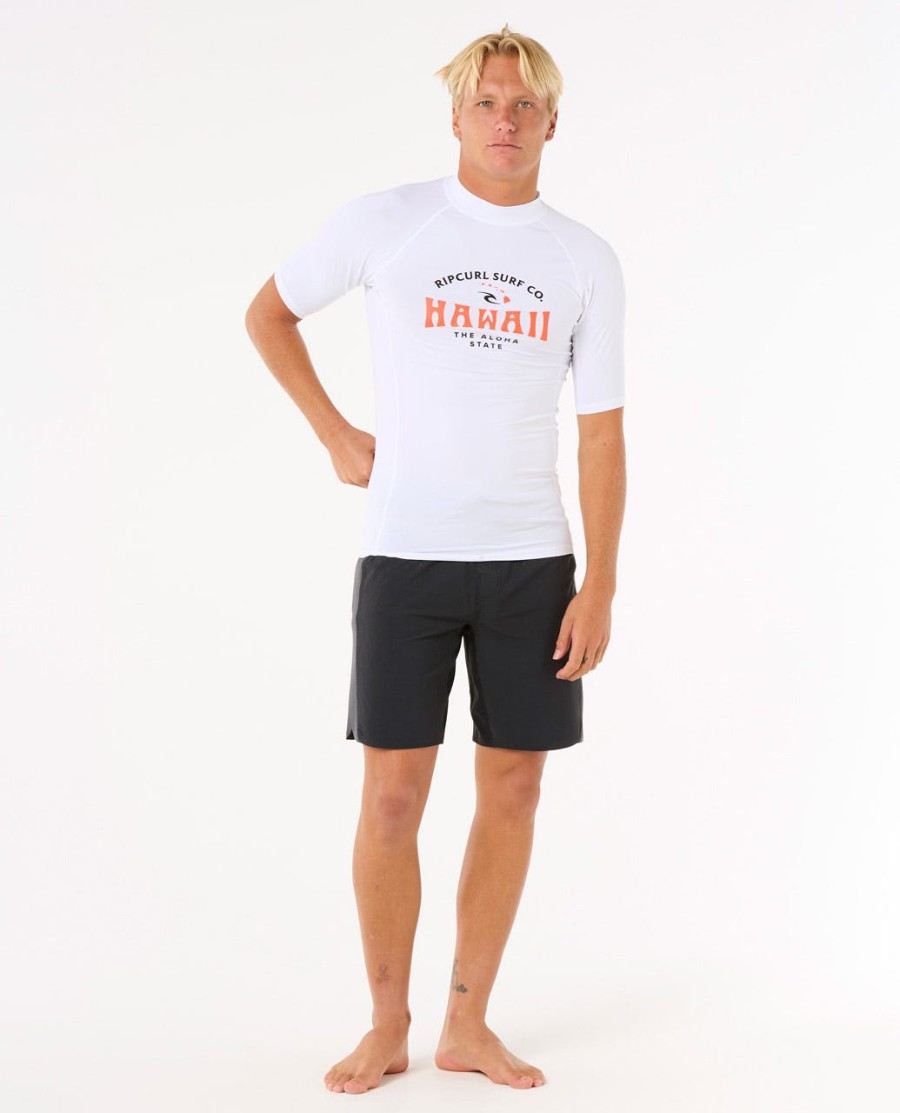 havaí upf performance manga curta rash guard