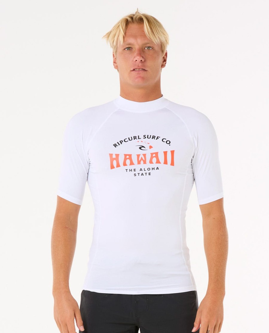 havaí upf performance manga curta rash guard