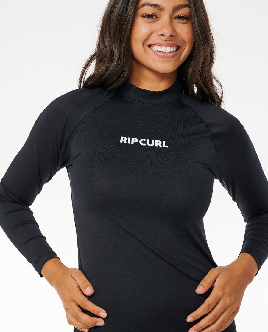 clássico surf manga comprida uv rash vest