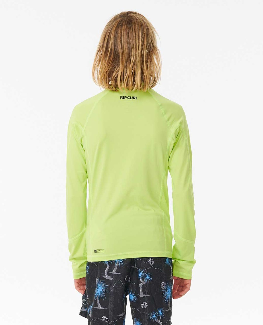 brand wave uv rash guard manga comprida-rapaz 8-16 anos