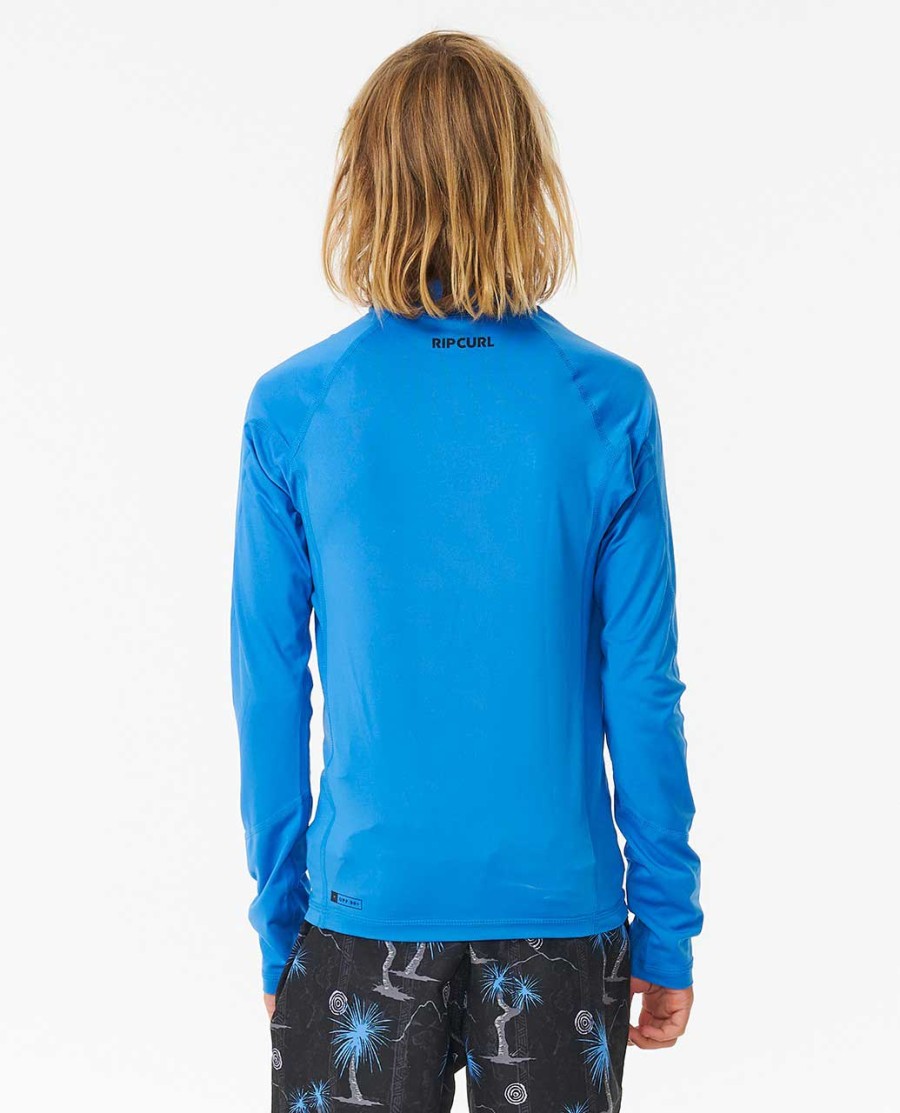 brand wave uv rash guard manga comprida-rapaz 8-16 anos