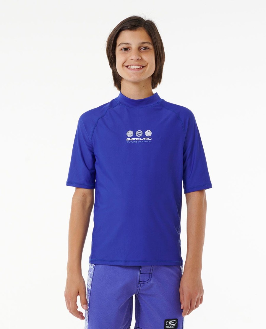 future evolution uv rash vest manga curta-rapaz 8-16 anos