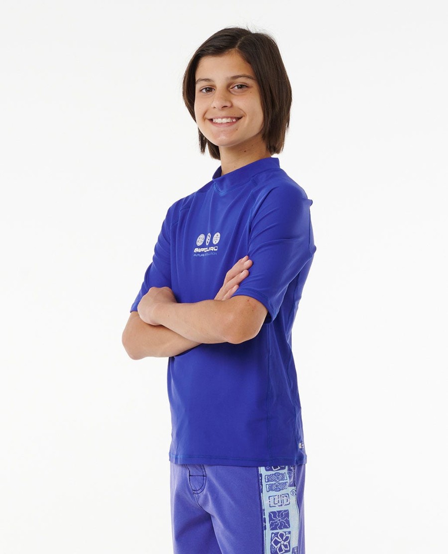 future evolution uv rash vest manga curta-rapaz 8-16 anos