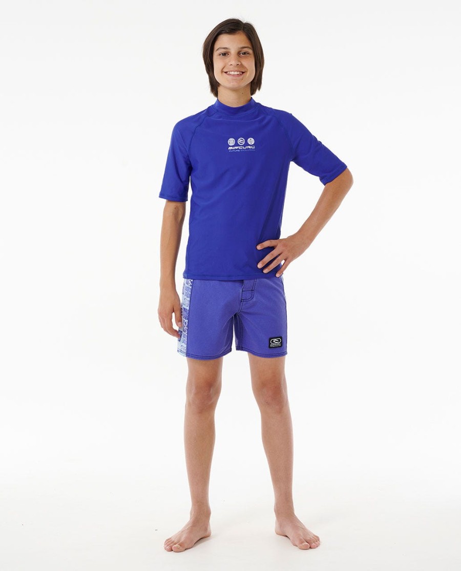 future evolution uv rash vest manga curta-rapaz 8-16 anos