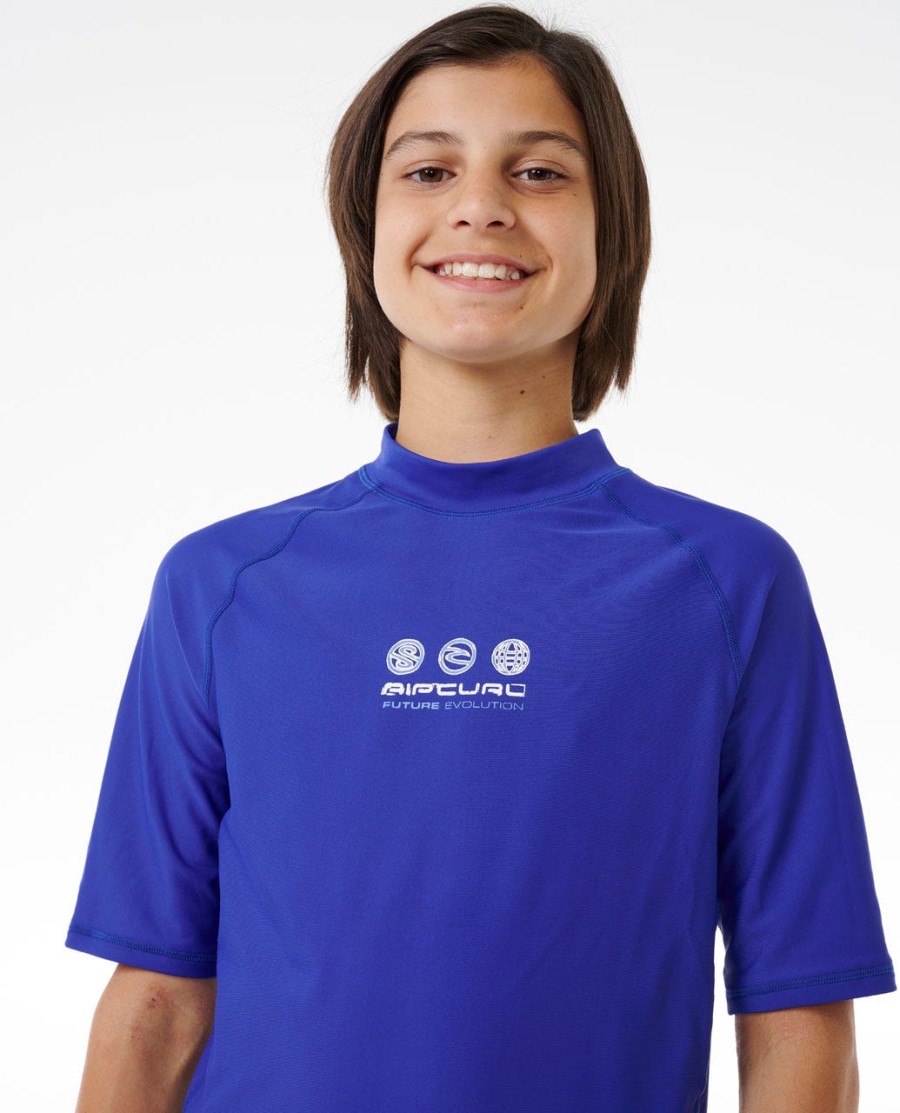 future evolution uv rash vest manga curta-rapaz 8-16 anos