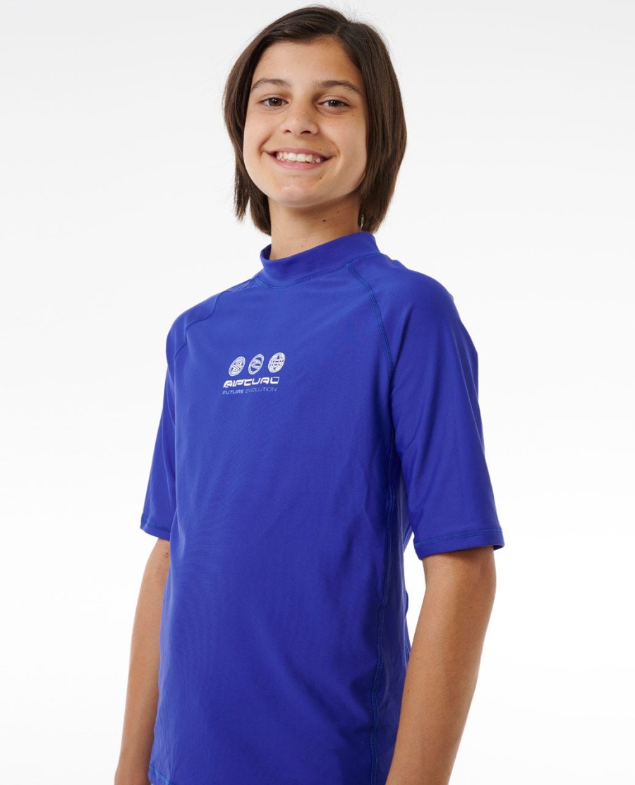 future evolution uv rash vest manga curta-rapaz 8-16 anos