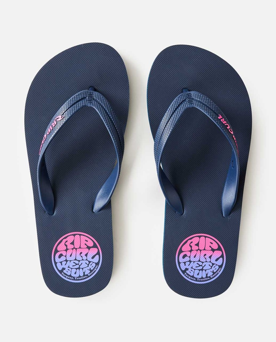 sandálias wetty fade bloom toe aberto-rapazes