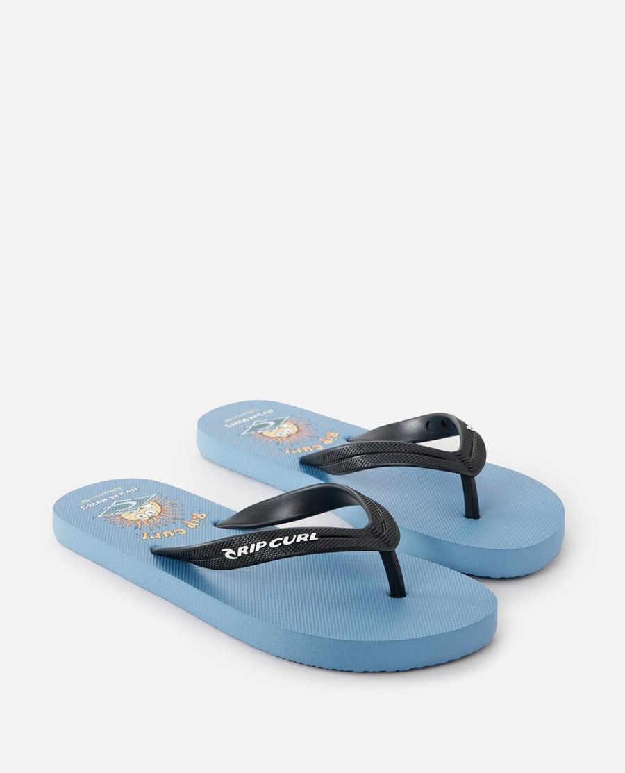 sandálias wetty fade bloom toe aberto-rapazes