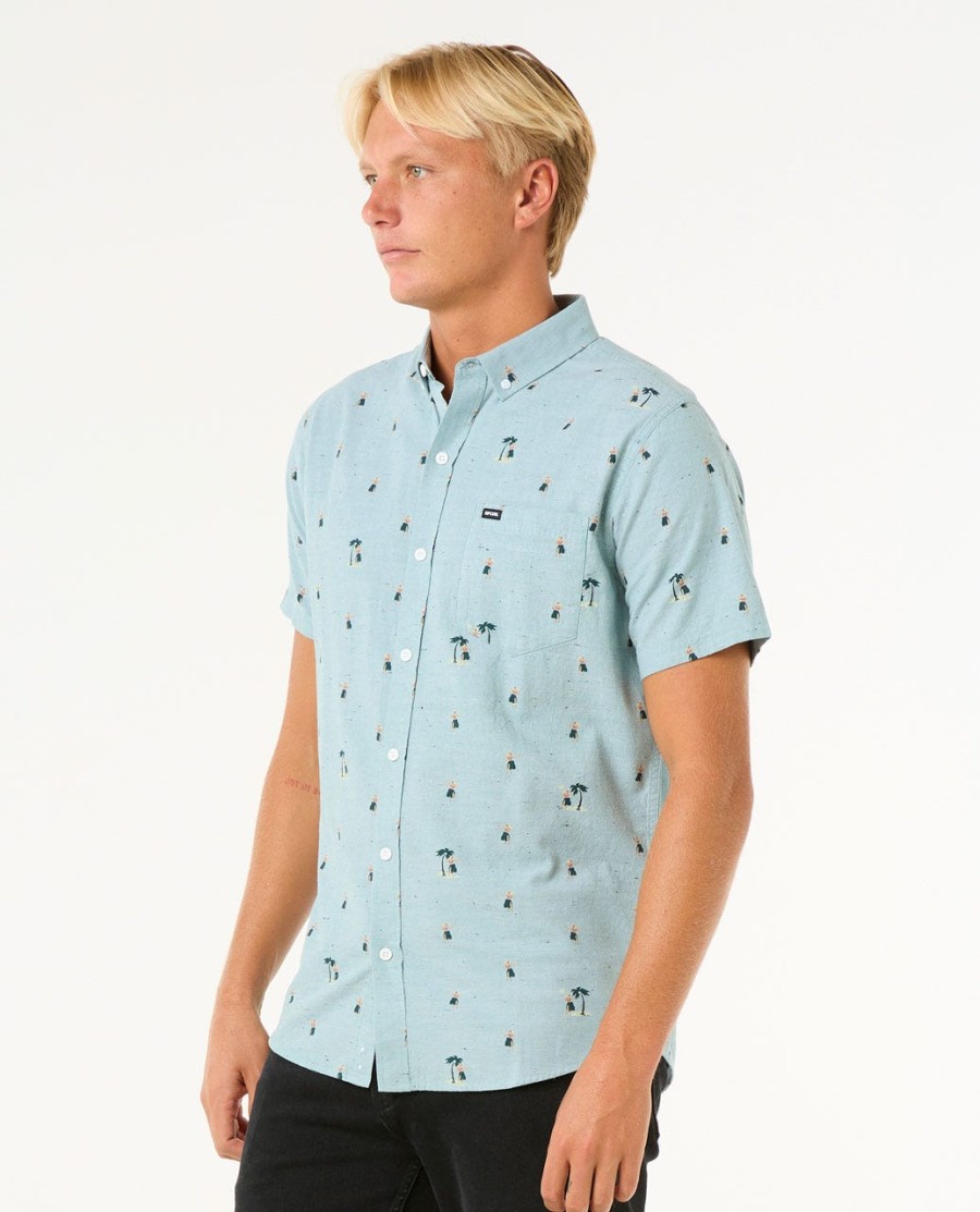 camisa manga curta hula breach