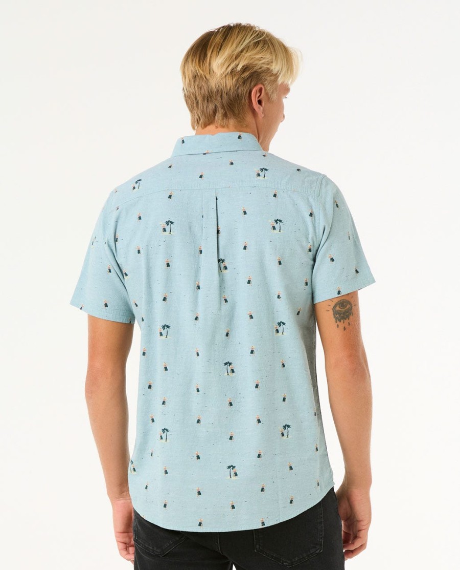 camisa manga curta hula breach