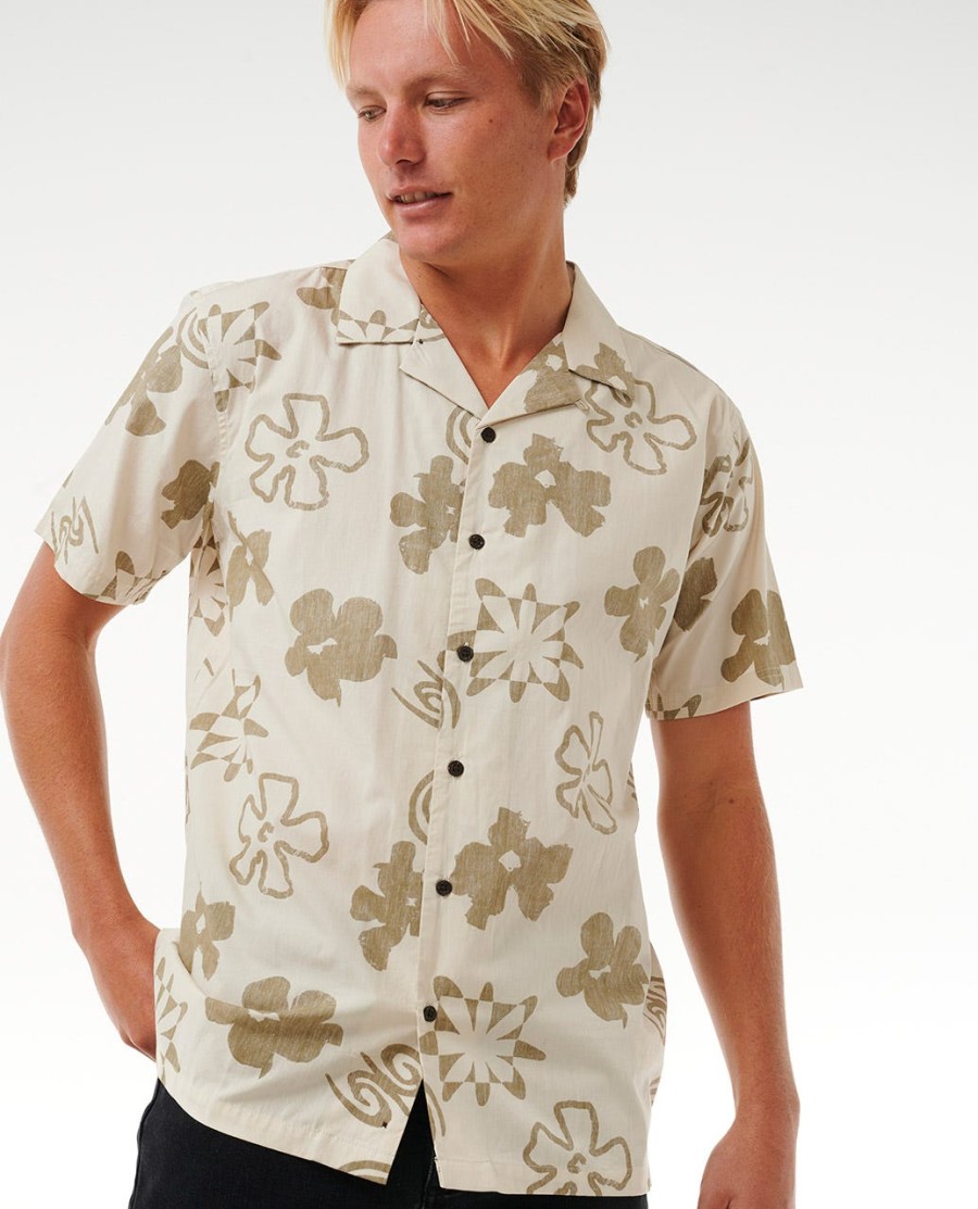 Água salgada cultura manga curta camisa