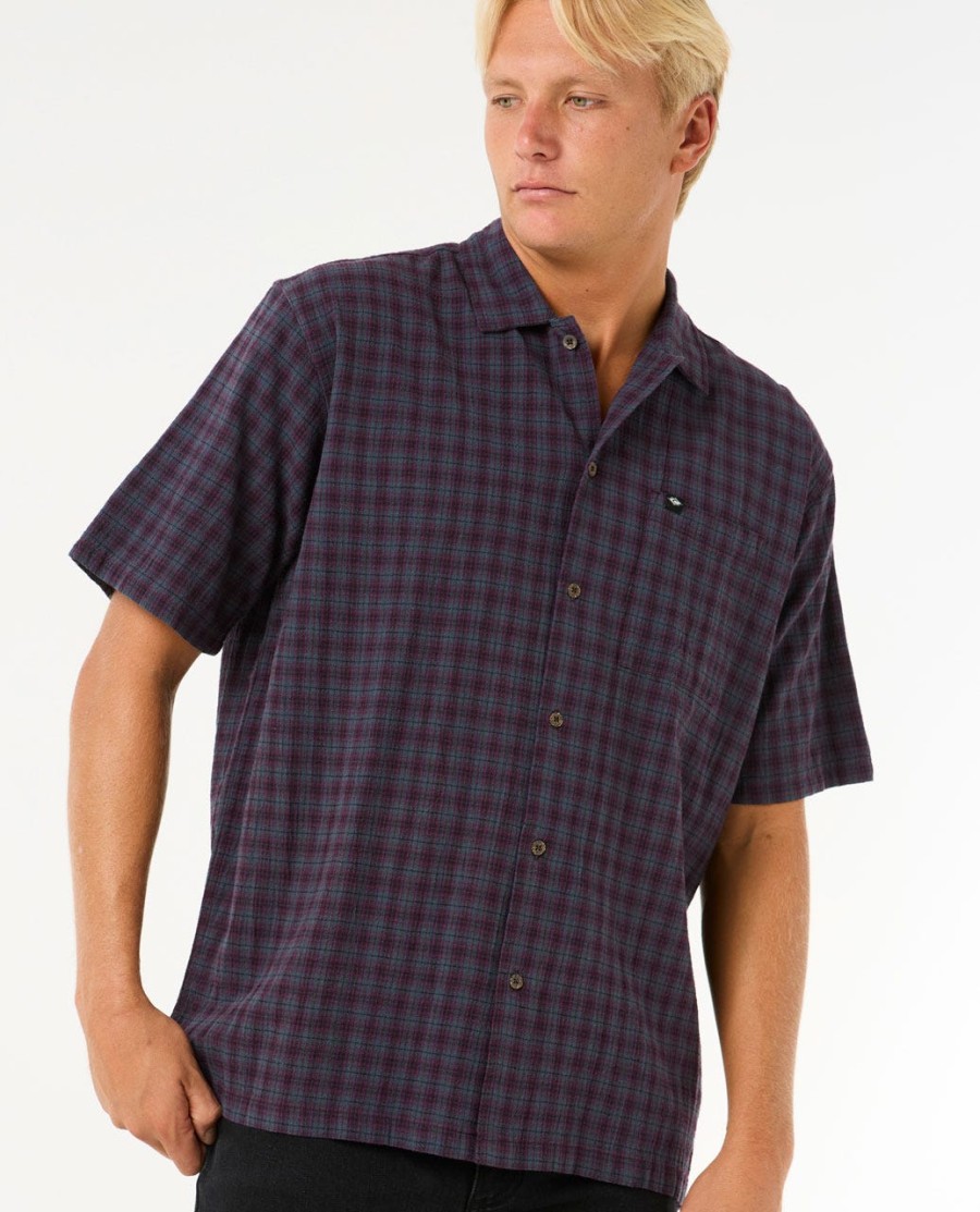 camisa classic surf check manga curta