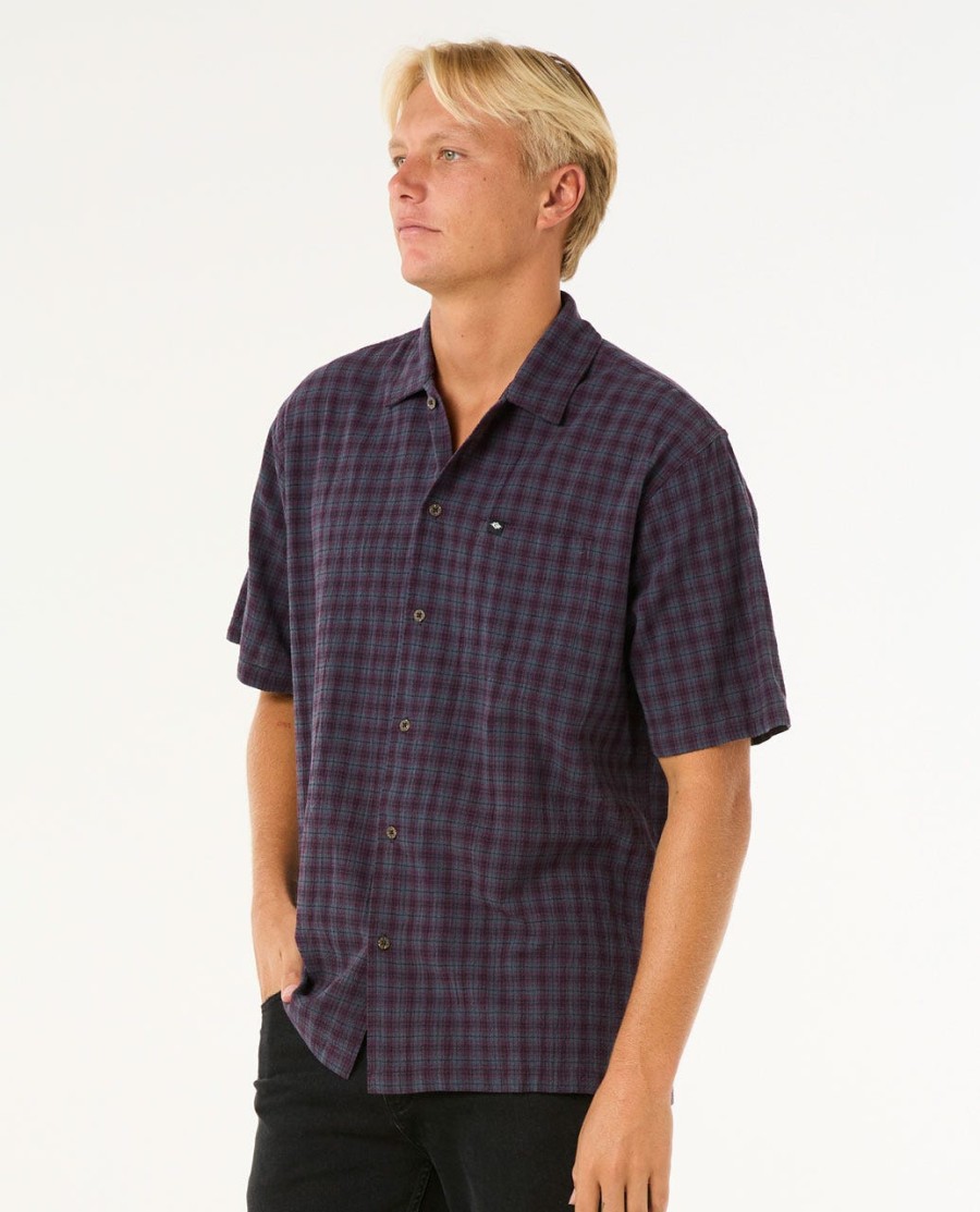 camisa classic surf check manga curta