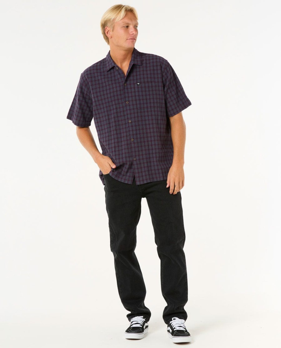 camisa classic surf check manga curta