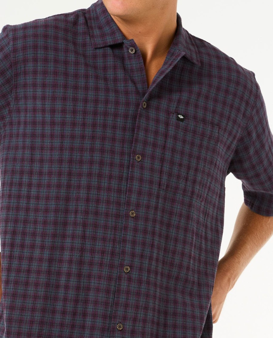 camisa classic surf check manga curta