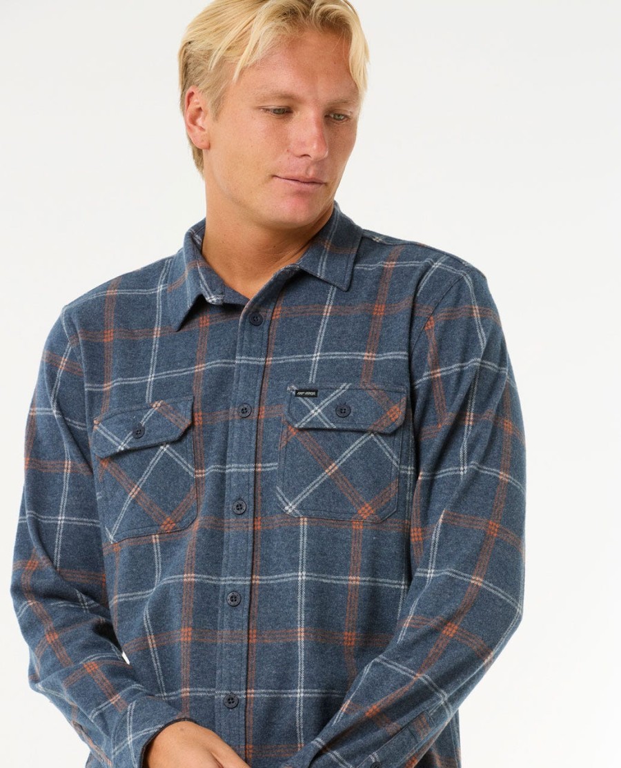 camisa manga comprida grade