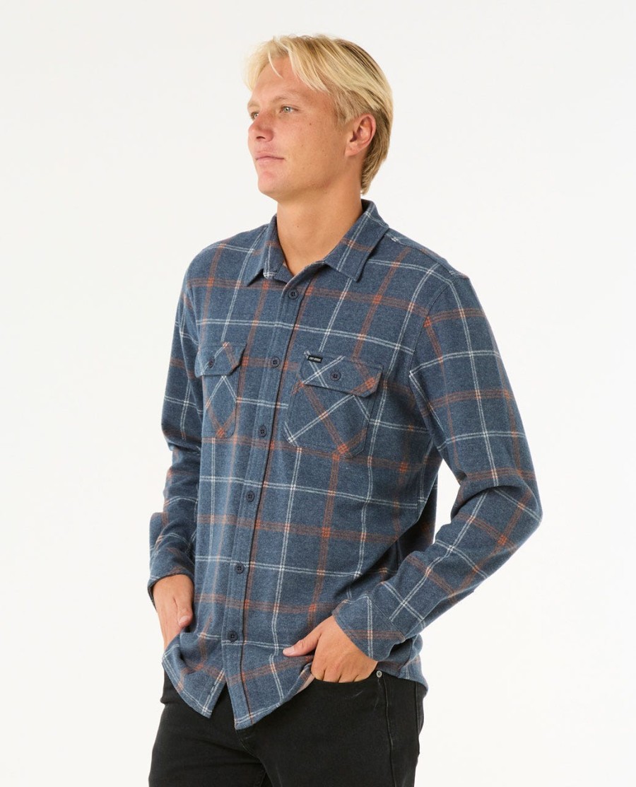camisa manga comprida grade
