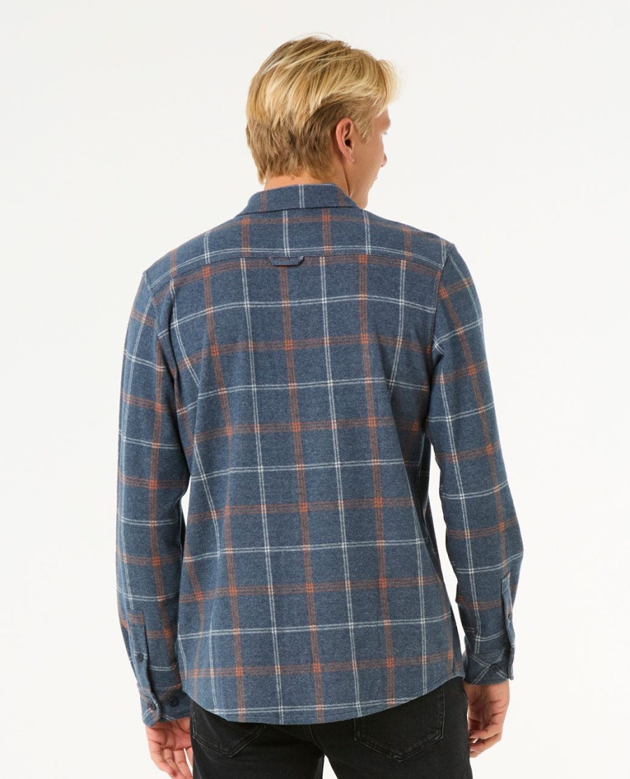 camisa manga comprida grade