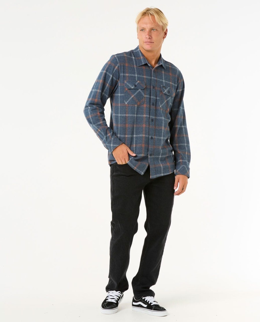 camisa manga comprida grade