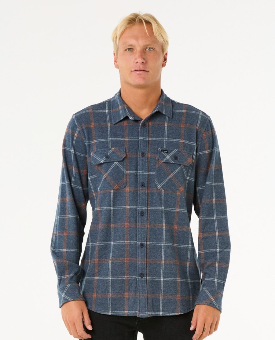 camisa manga comprida grade