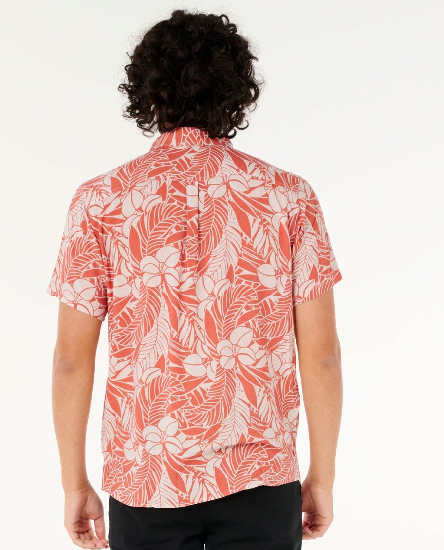 camisa manga curta floral fun times