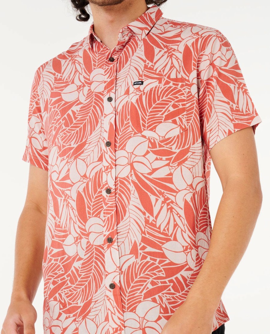 camisa manga curta floral fun times