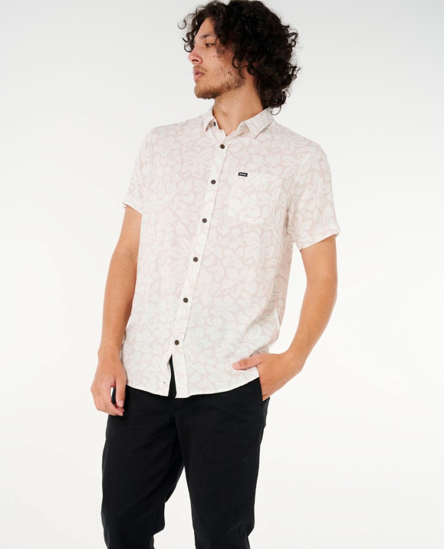 camisa manga curta floral fun times
