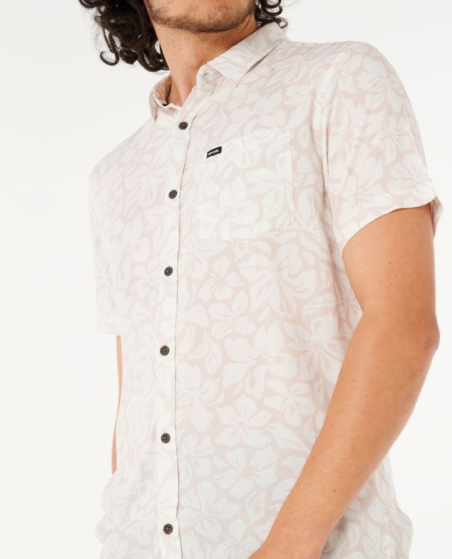 camisa manga curta floral fun times