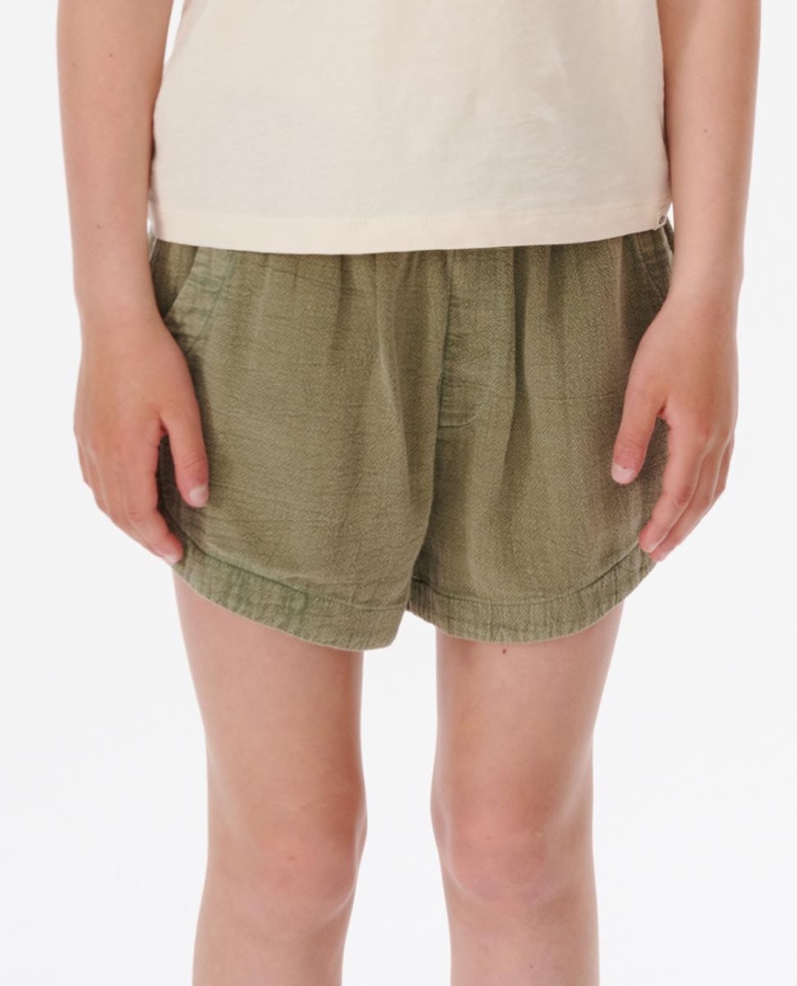surf clássico 3 quot short-meninas 8 - 14 anos