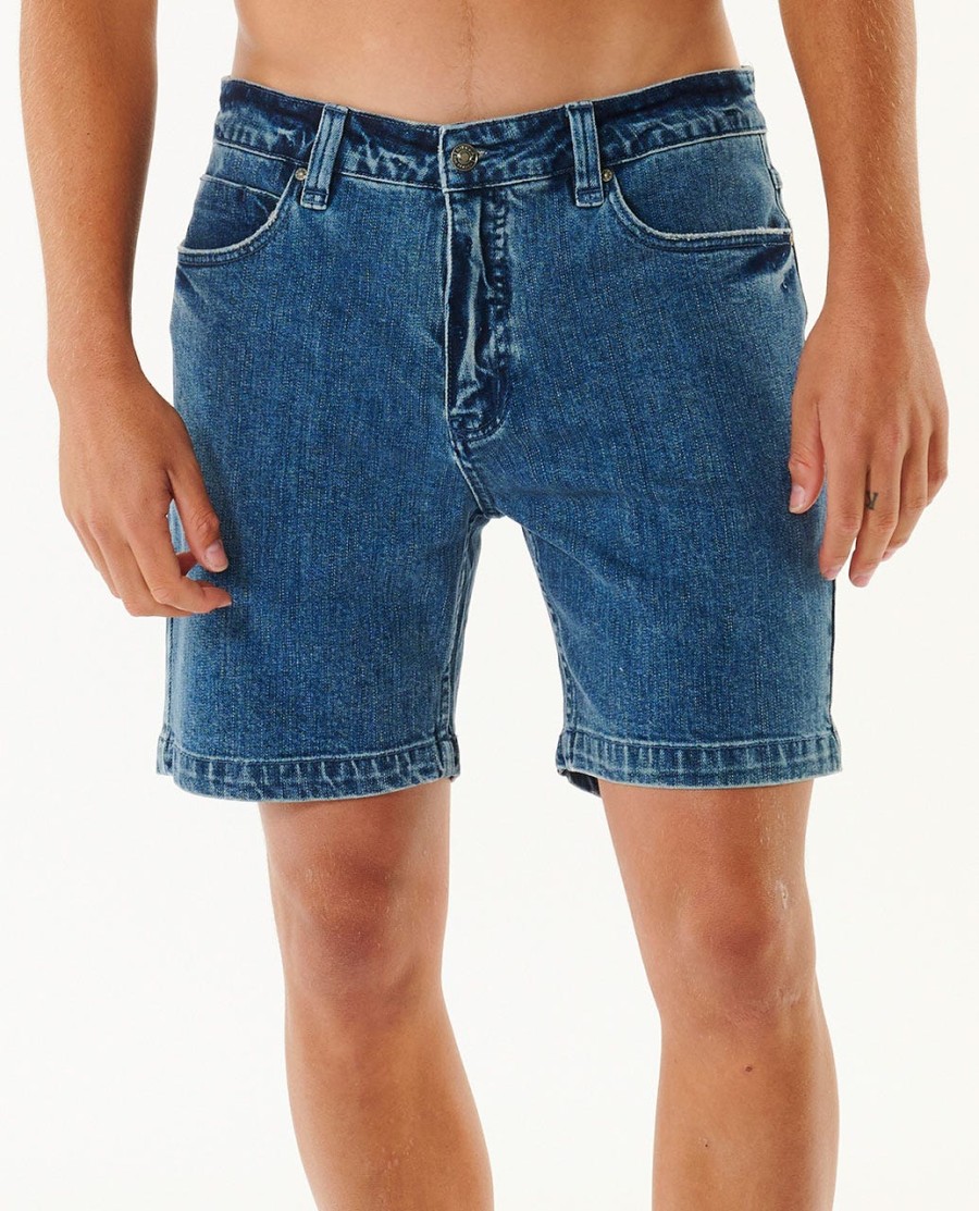 surf clássico 18 quot walkshort denim