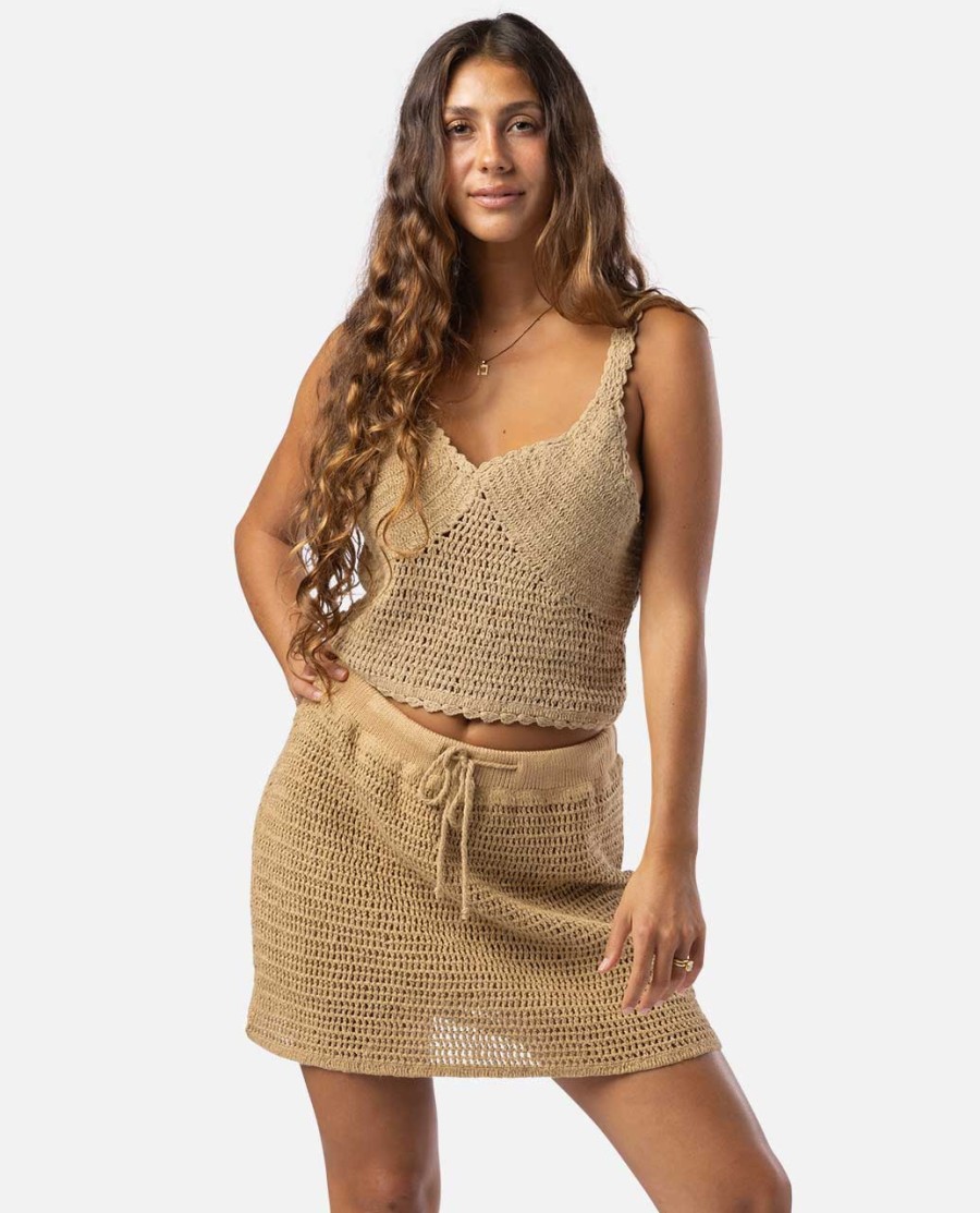 soleil crochet mini saia