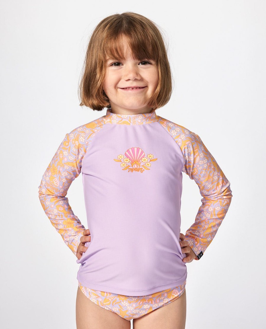 conjunto de manga comprida rainbow tide-menina 1-8 anos