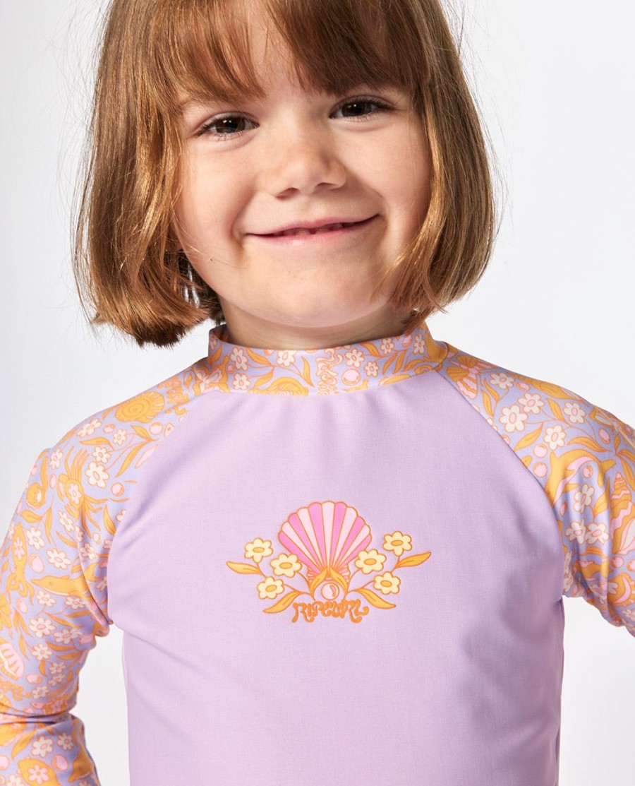 conjunto de manga comprida rainbow tide-menina 1-8 anos