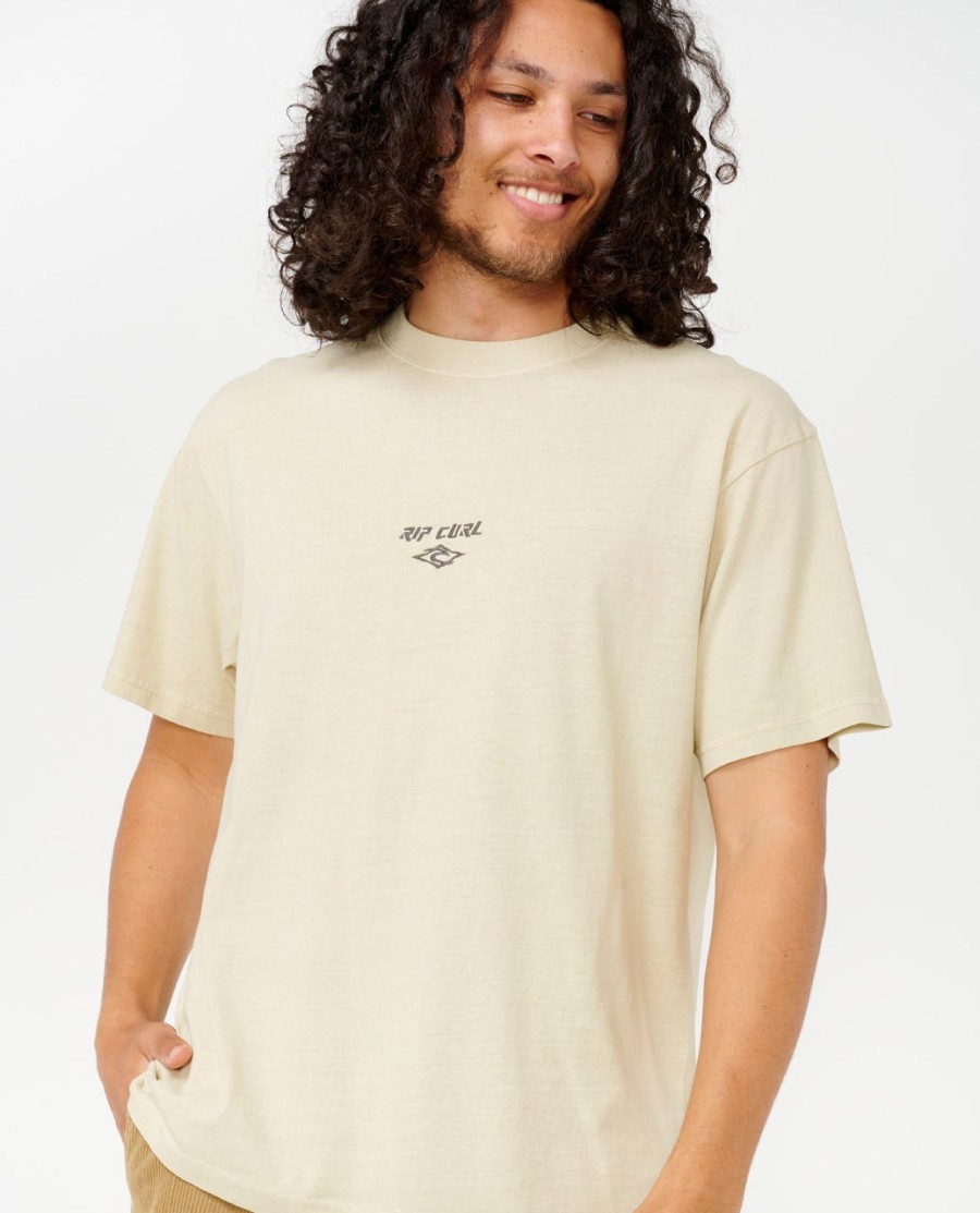 fade out embroid tee