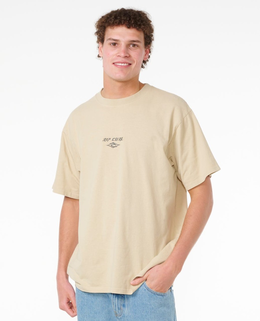 fade out embroid tee