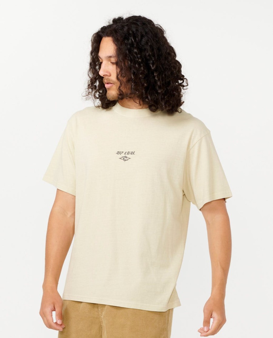 fade out embroid tee