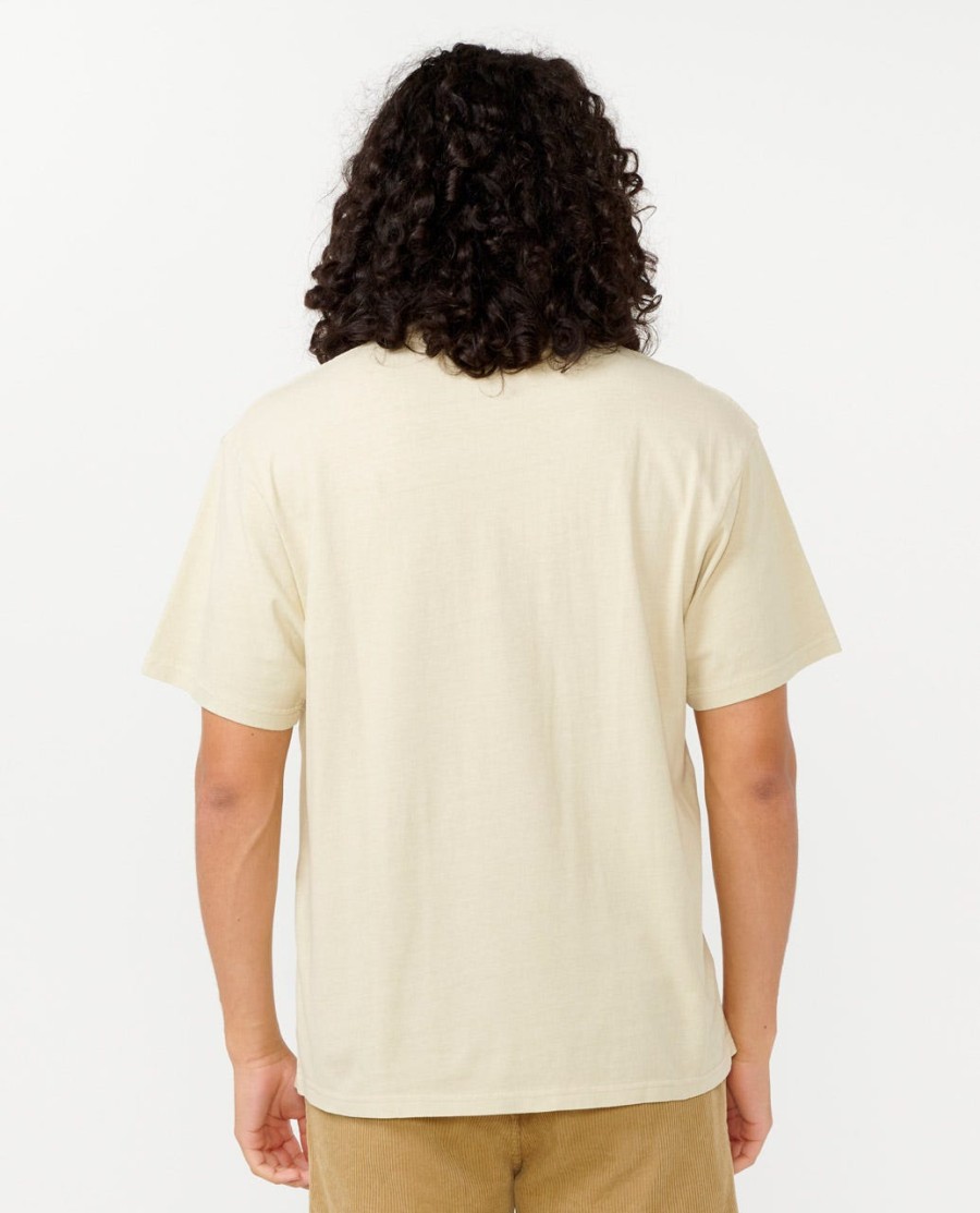 fade out embroid tee