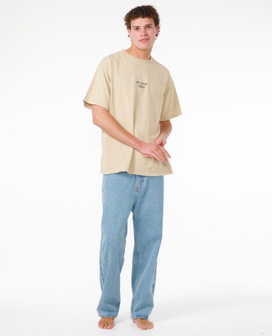 fade out embroid tee