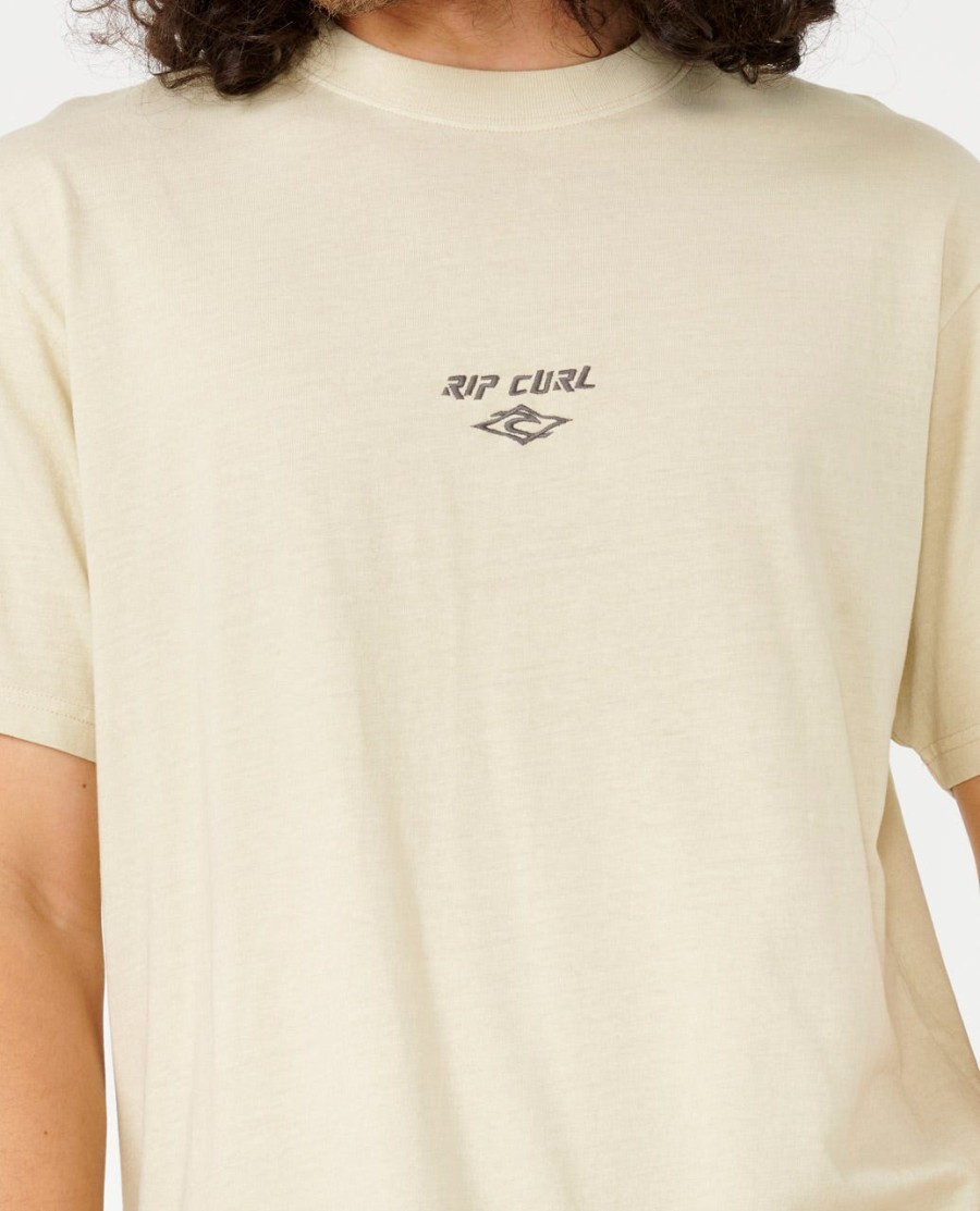 fade out embroid tee