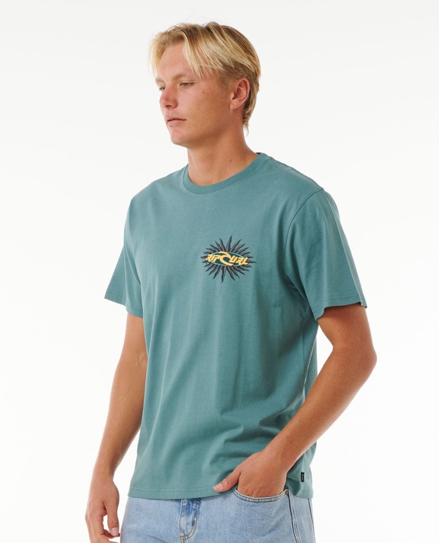 quest oval burst tee