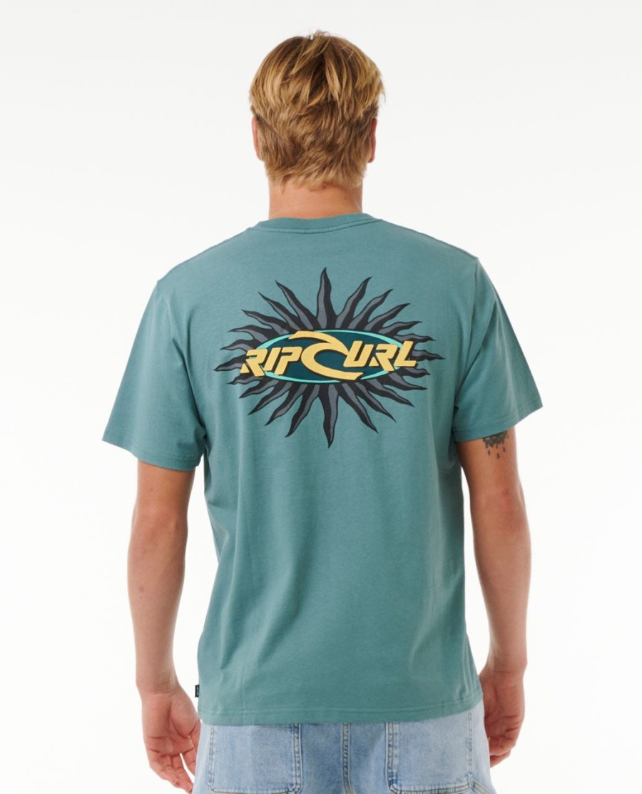 quest oval burst tee