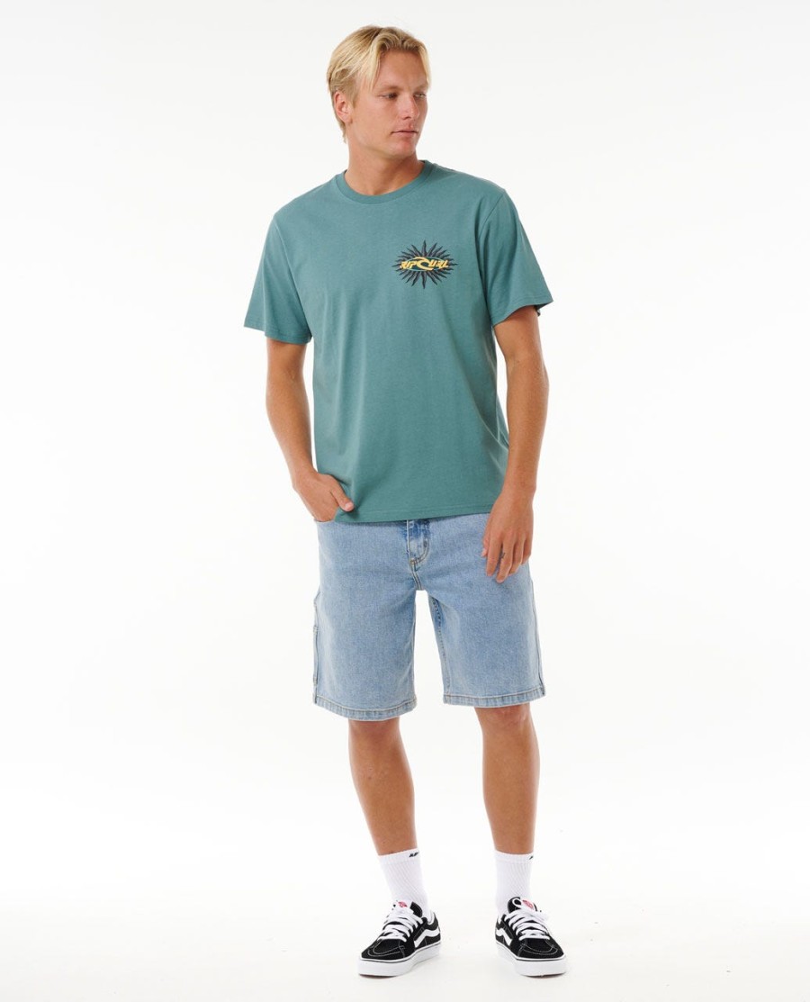 quest oval burst tee
