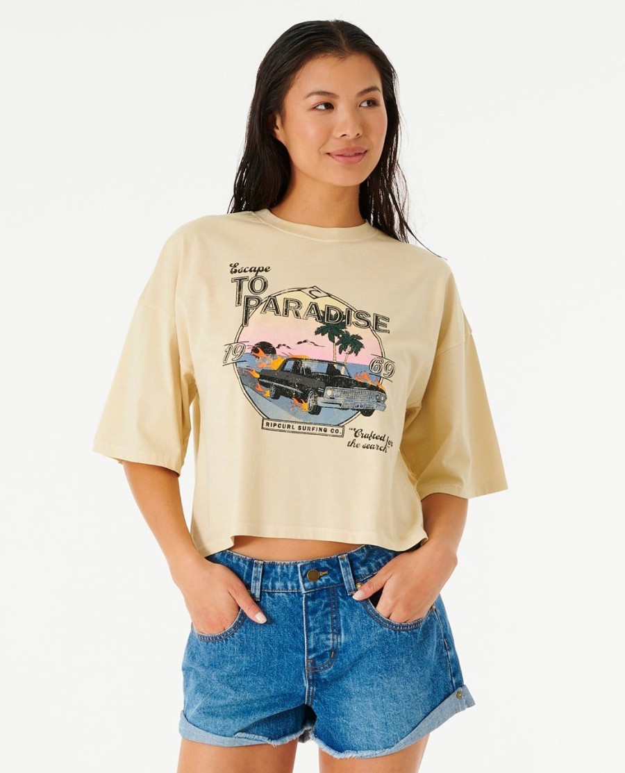 fuja para o paraíso heritage tee